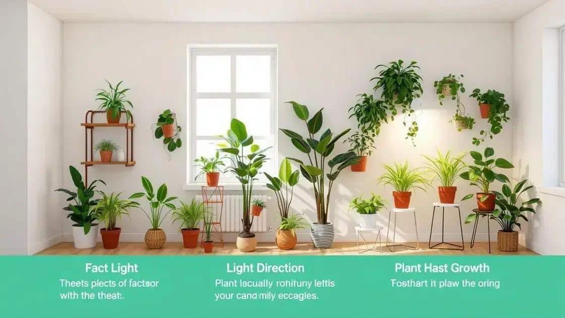 Como escolher a posição ideal para suas plantas