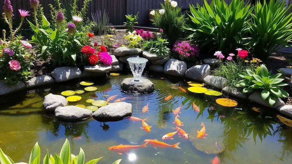 vantagens de ter um lago ornamental