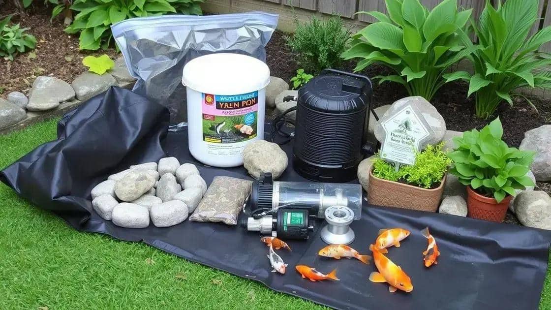 materiais necessários para a construção