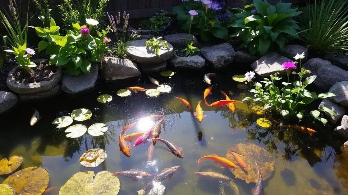 dicas para montar um pequeno lago decorativo no jardim