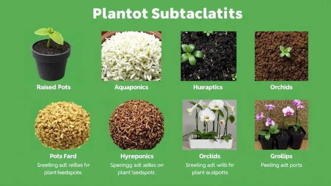 como utilizar substrato em diferentes tipos de cultivo