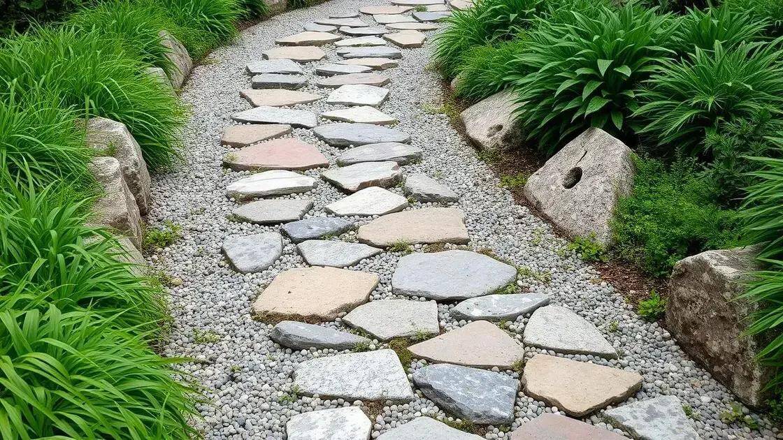 como criar caminhos com pedras