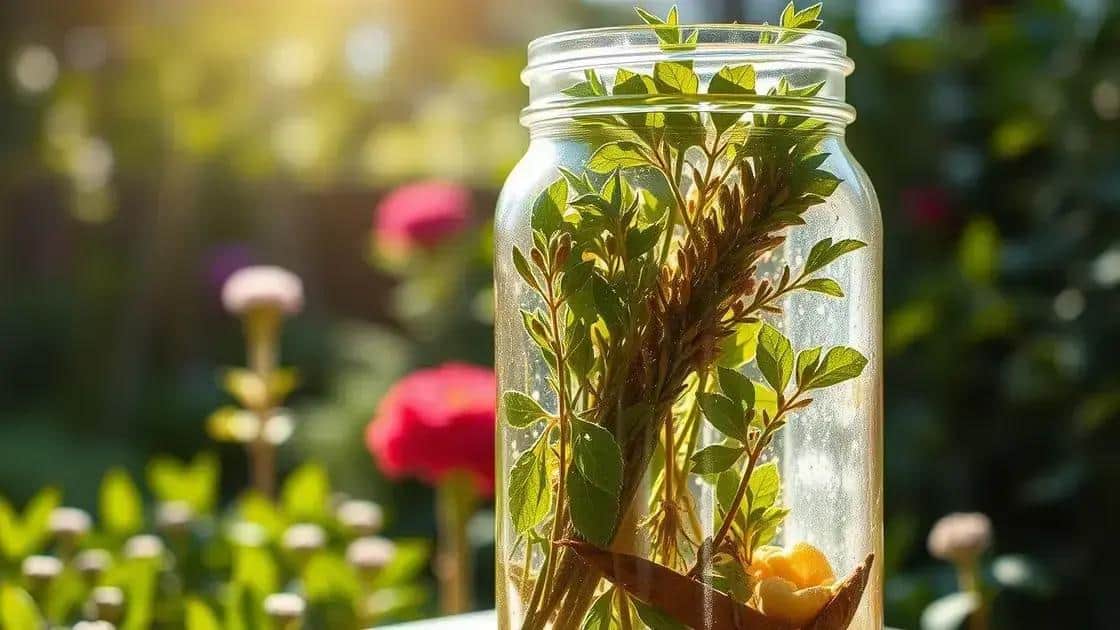 Leia mais sobre o artigo Maceração Solar: Como o Sol Pode Potencializar os Extratos das suas Ervas Medicinais