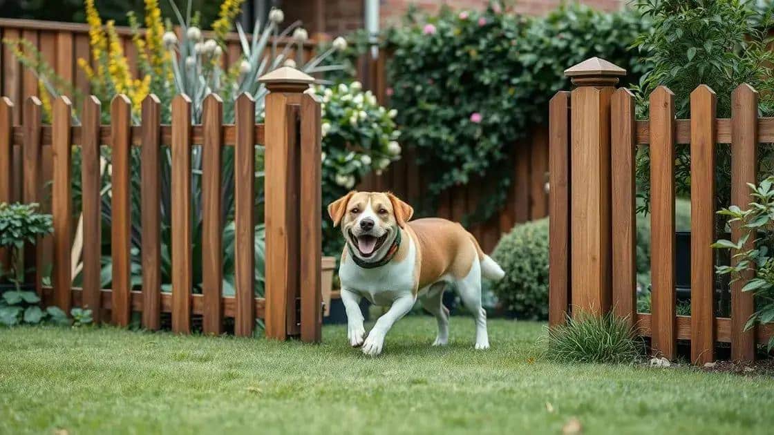 Vantagens de ter cercas para jardim e pets