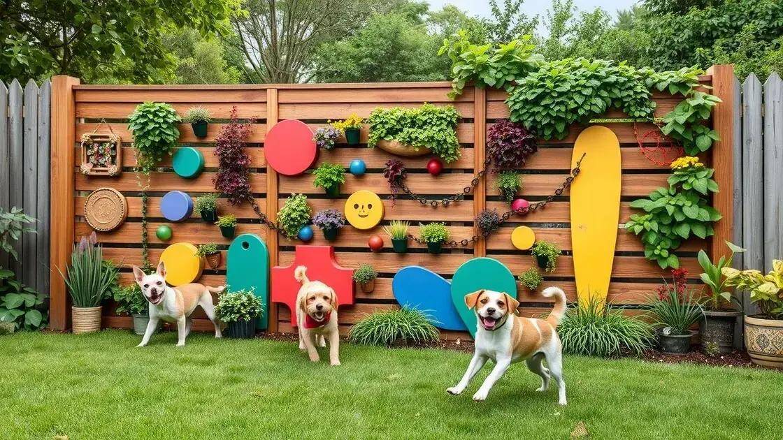 Ideias criativas para cercas que agradam aos pets