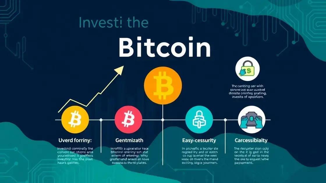 Quais são as vantagens de investir em bitcoin?
