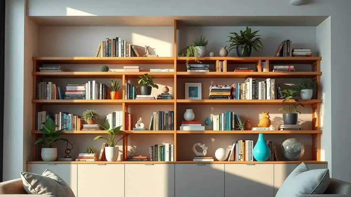 ideias criativas para organizar livros