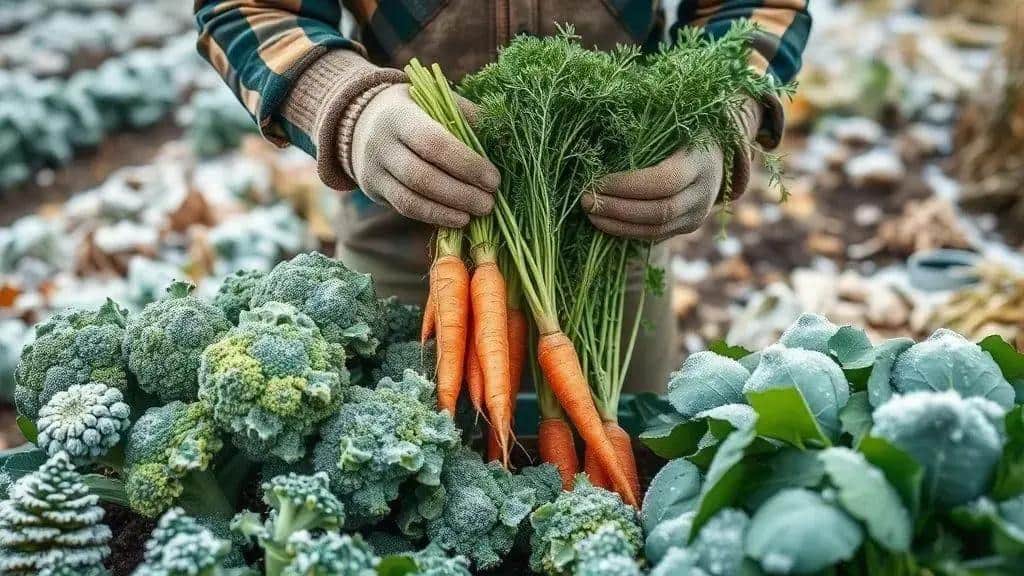 Quando colher suas hortaliças de inverno