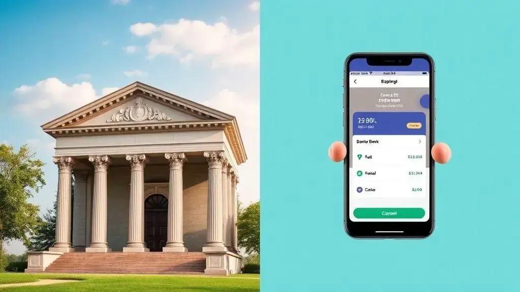 O que são bancos tradicionais e digitais?