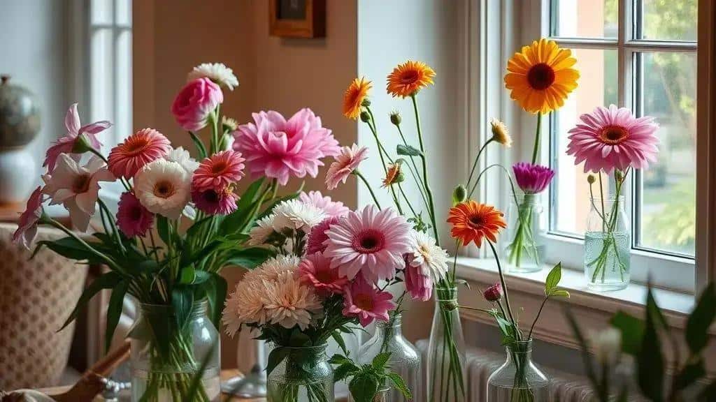 Benefícios de ter flores em casa