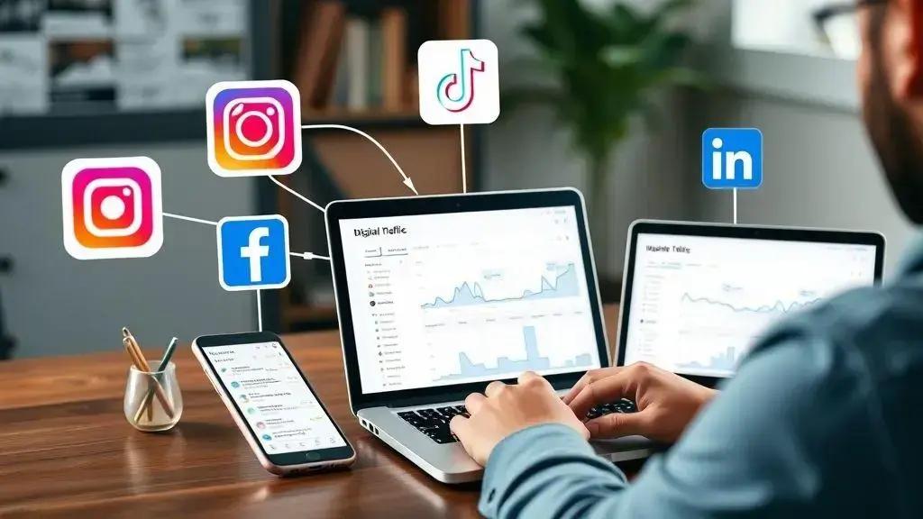 O papel das redes sociais na construção de tráfego O papel das redes sociais na construção de tráfego