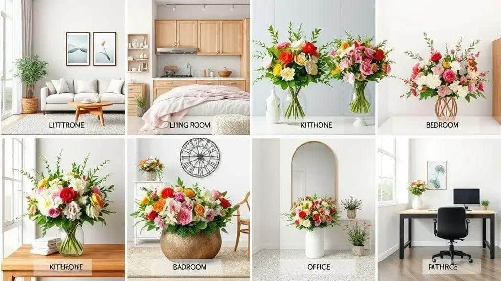 Como montar arranjos florais para cada ambiente