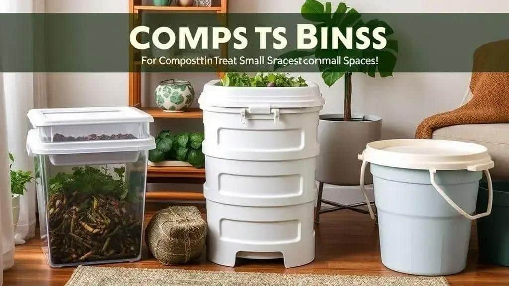 Tipologias de composteiras adequadas para pequenos espaços Tipologias de composteiras adequadas para pequenos espaços