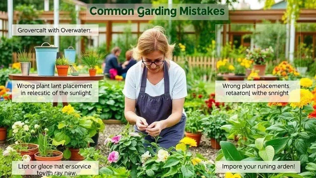 Erros comuns na jardinagem e como evitá-los