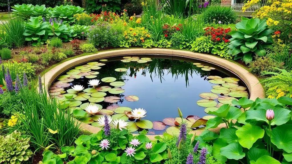 melhores plantas para jardins com espelhos de água melhores plantas para jardins com espelhos de água