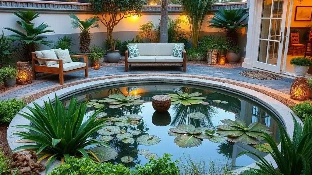 como criar um ambiente relaxante com água e plantas como criar um ambiente relaxante com água e plantas