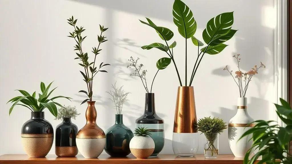 A importância dos vasos na decoração