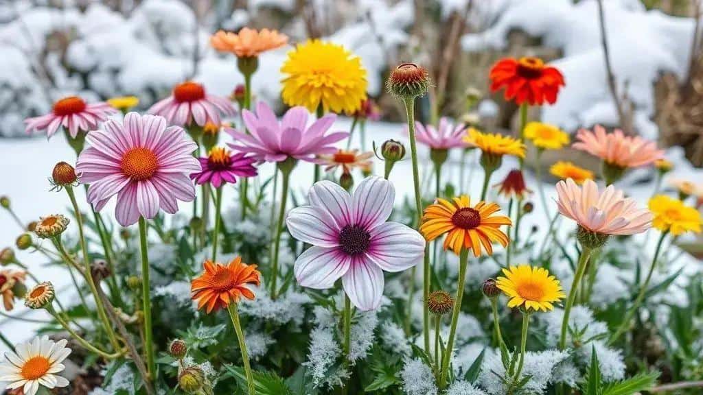 Flores que resistem ao frio Flores que resistem ao frio