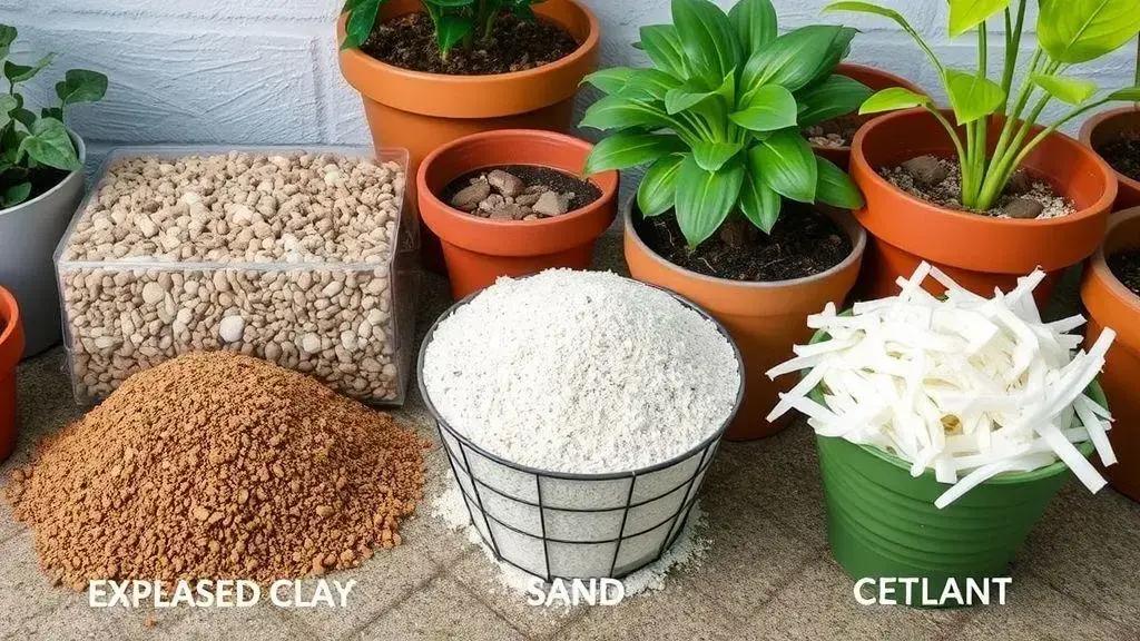 Materiais que ajudam na drenagem Materiais que ajudam na drenagem