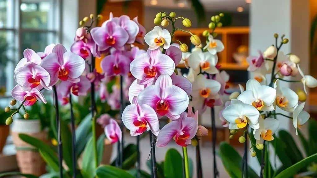 Como compor diferentes orquídeas no seu display Como compor diferentes orquídeas no seu display