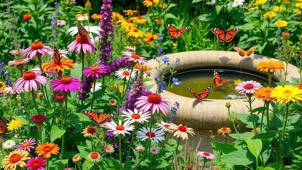 Elementos essenciais para um jardim de borboletas