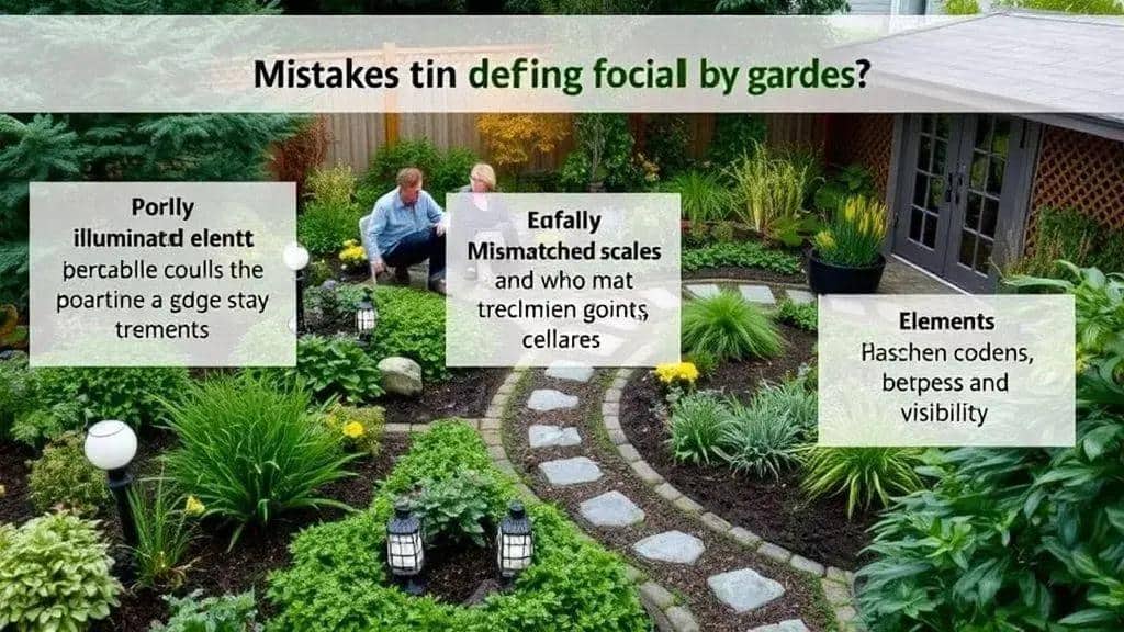 Erros comuns ao definir pontos de foco