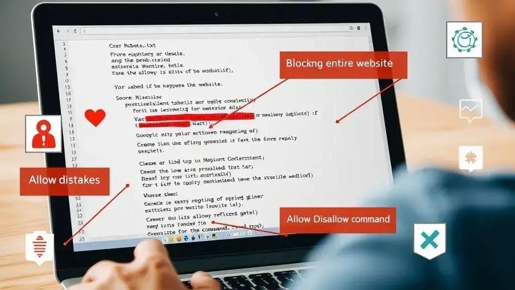 Erros comuns no uso do robots.txt e como evitá-los