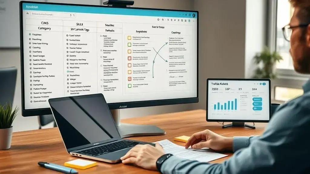 Checklist prático para reorganizar taxonomias sem perder tráfego Checklist prático para reorganizar taxonomias sem perder tráfego