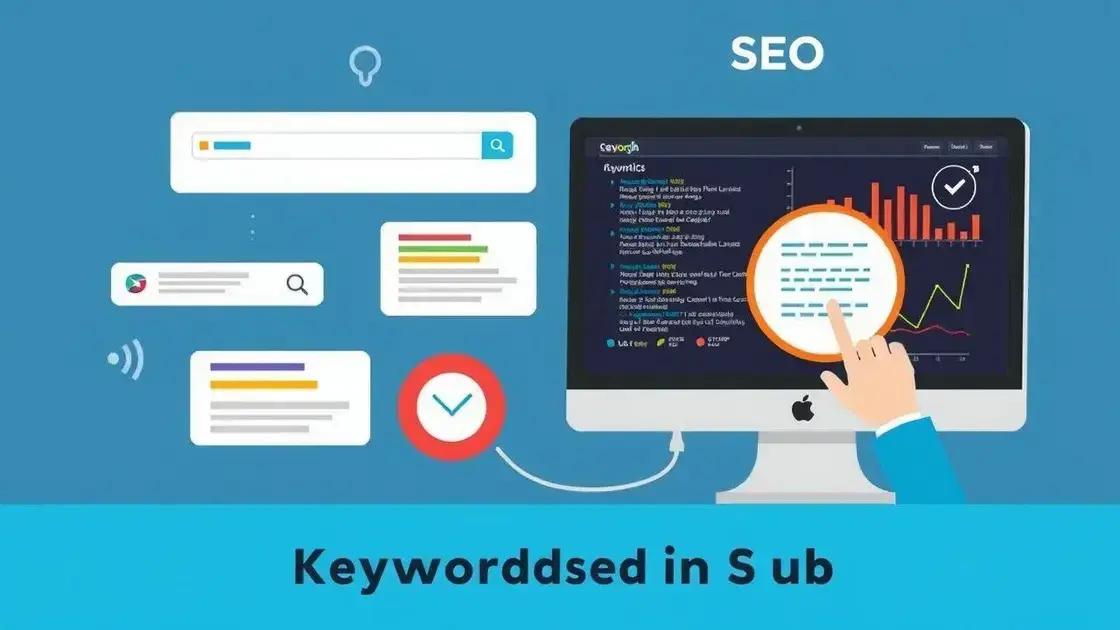 Entendendo a importância das palavras-chave no texto